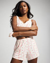 Relaxed Pajama Short - COQUETTE VALENTINE CHAMP | Soma sale