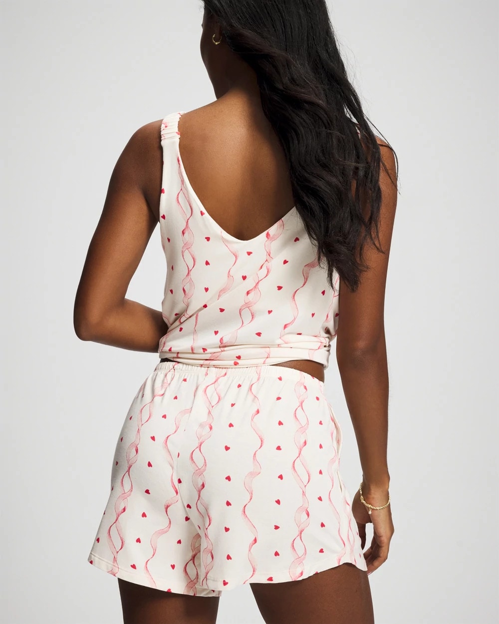 Relaxed Pajama Short - COQUETTE VALENTINE CHAMP | Soma sale