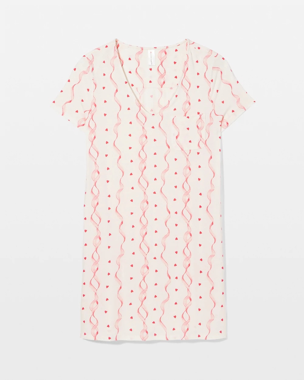 Short Sleeve Sleepshirt - COQUETTE VALENTINE CHAMP | Soma Online