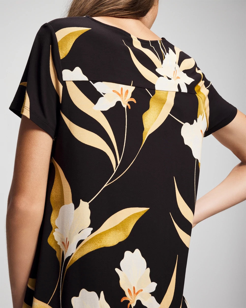 Short Sleeve Sleepshirt - MYSTIC BLOOMS BLACK MID | Soma discount
