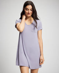 Short Sleeve Sleepshirt - LAVENDER CLOUD | Soma near me