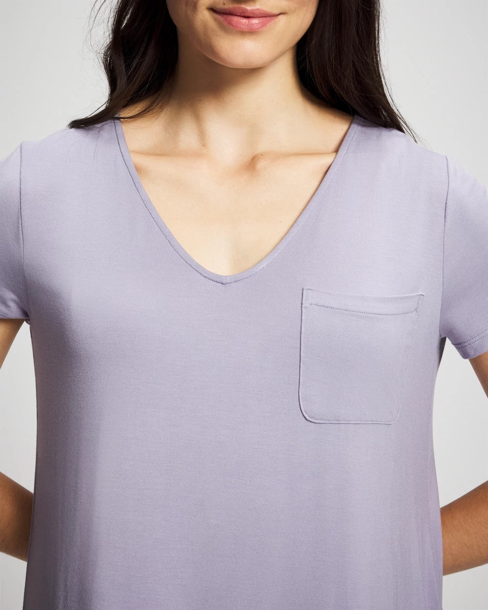 Short Sleeve Sleepshirt - LAVENDER CLOUD | Soma near me