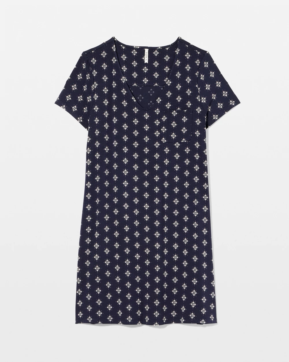 Short Sleeve Sleepshirt - BELLE FOULARD NAVY | Soma for sale