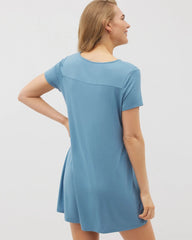 Short Sleeve Sleepshirt - BLUE HEAVEN | Soma on sale