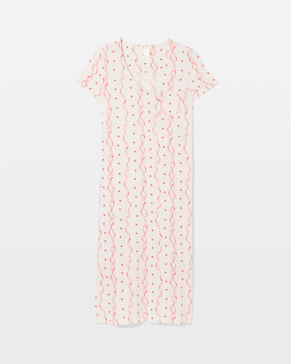 Short Sleeve Long Sleepshirt - COQUETTE VALENTINE CHAMP | Soma Online