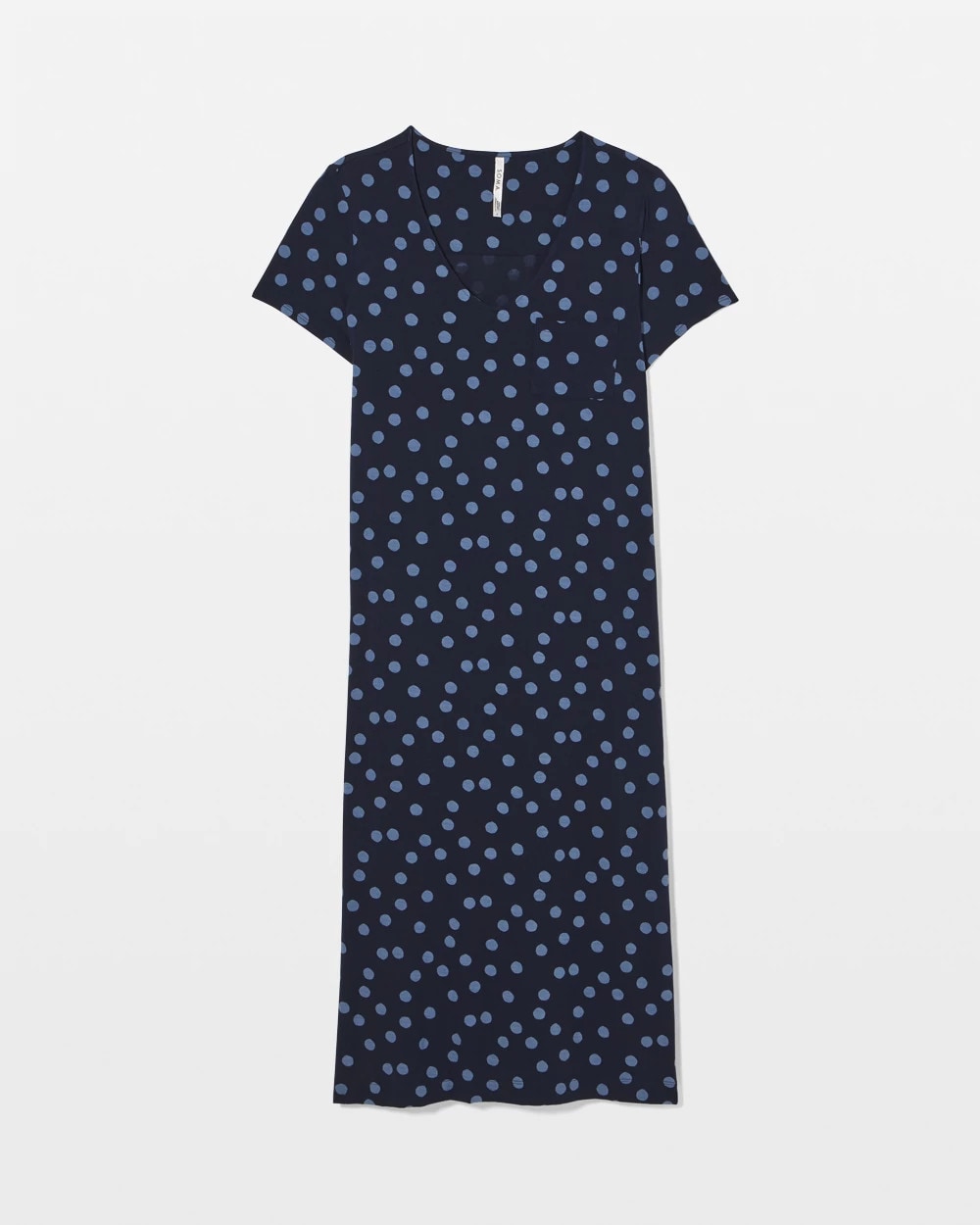 Short Sleeve Long Sleepshirt - MOVEMENT DOT NAVY | Soma on sale