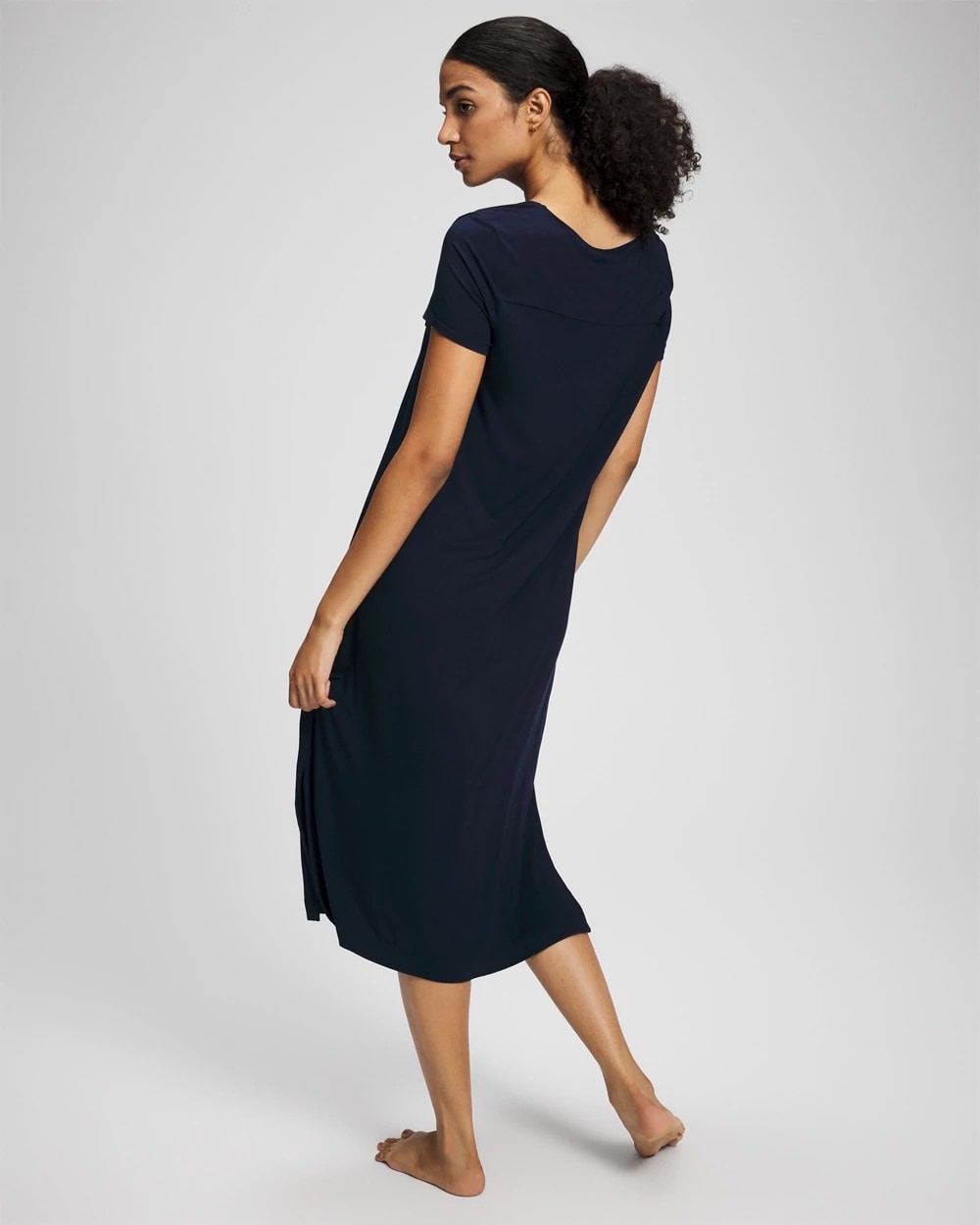 Short Sleeve Long Sleepshirt - NIGHTFALL NAVY | Soma discount