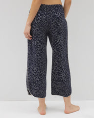 Piped Crop Pajama Pants - DOT OBSESSED NAVY | Soma discount