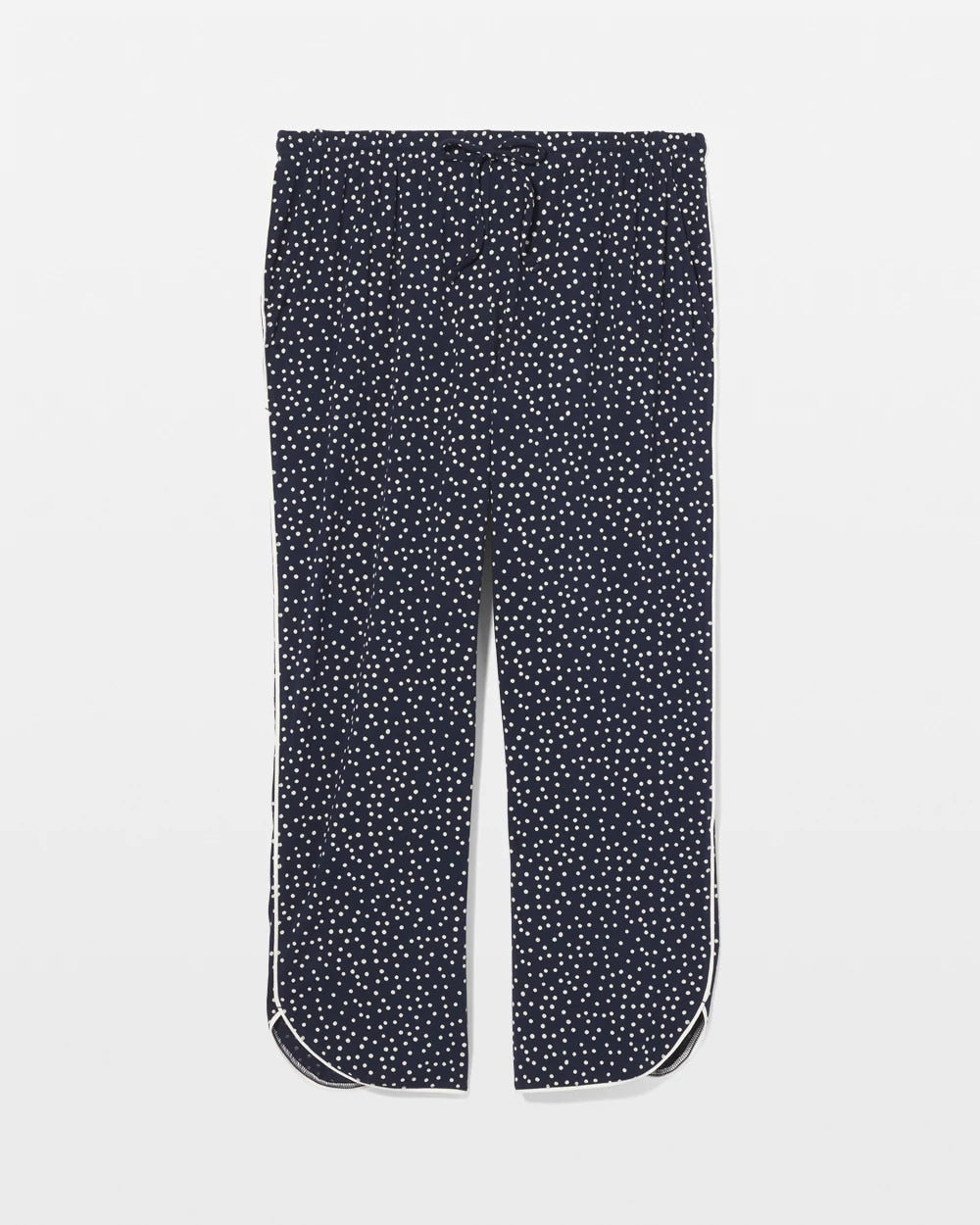 Piped Crop Pajama Pants - DOT OBSESSED NAVY | Soma discount