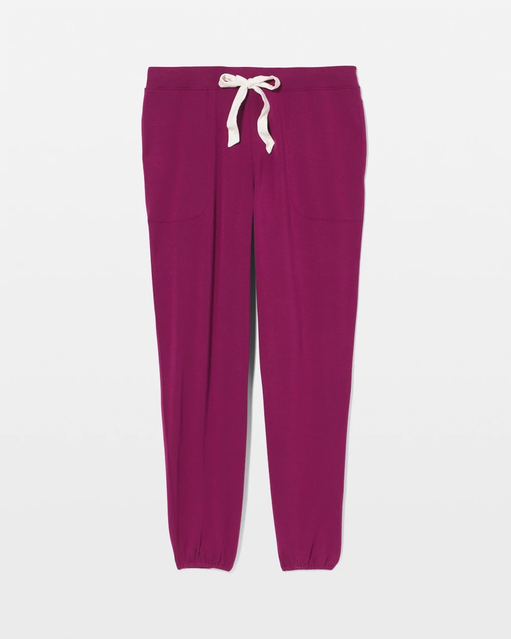 Banded Ankle Pajama Pant - POMEGRANATE WINE | Soma near me