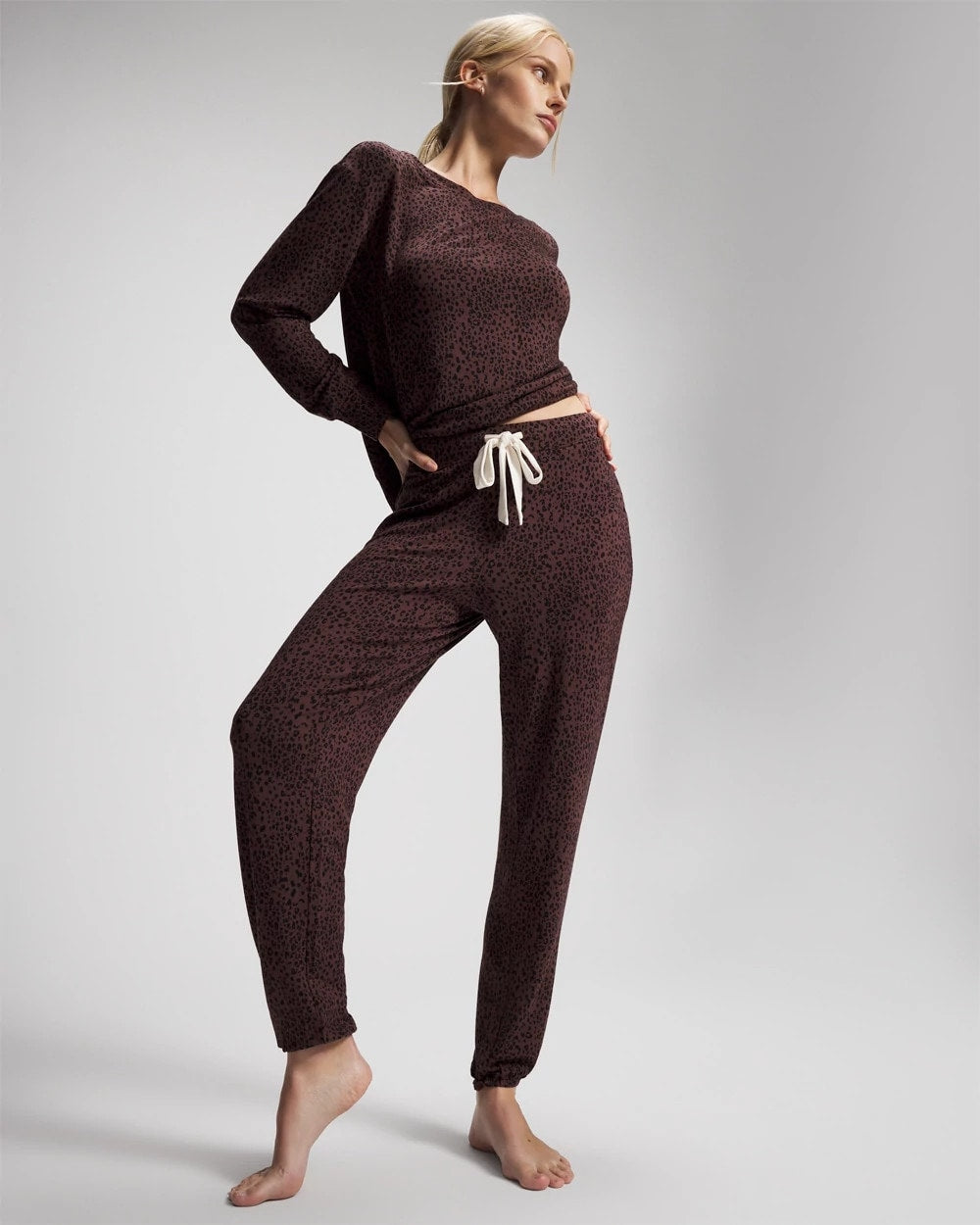 Banded Ankle Pajama Pant - HOT SPOT MOCHA | Soma sale