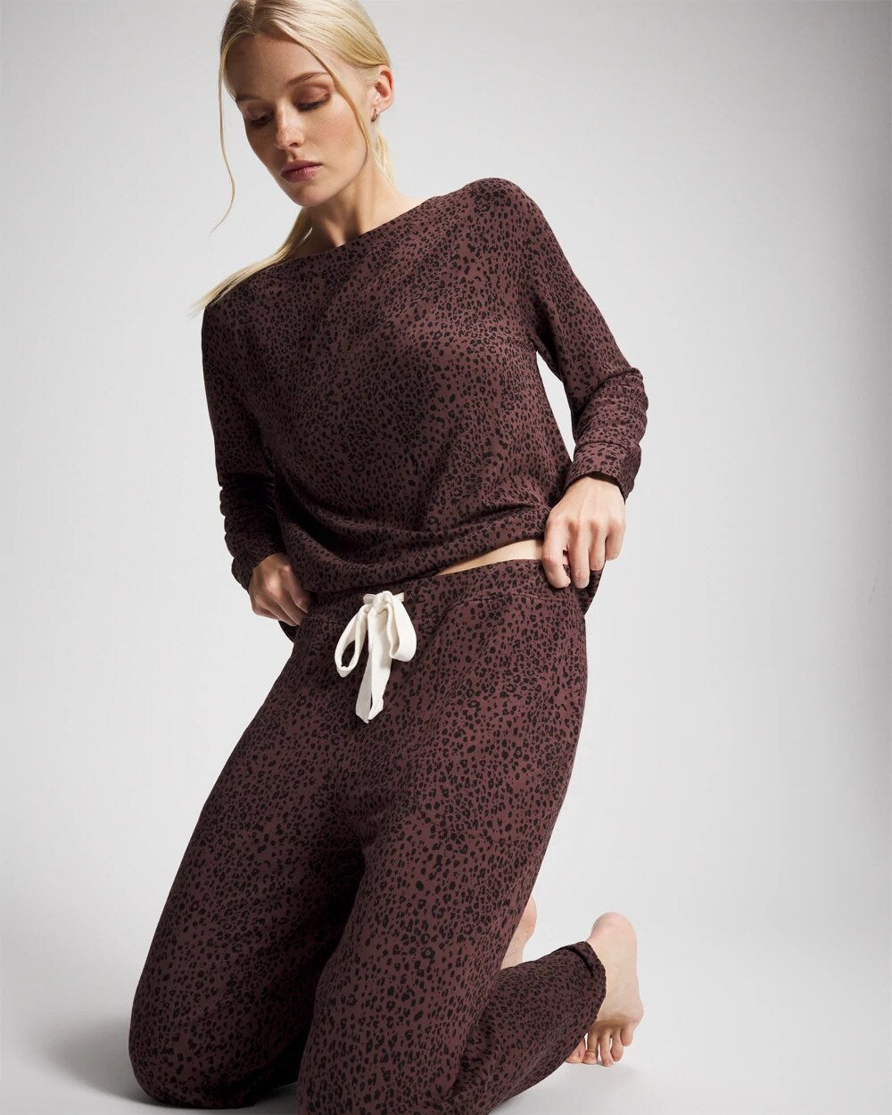 Banded Ankle Pajama Pant - HOT SPOT MOCHA | Soma sale