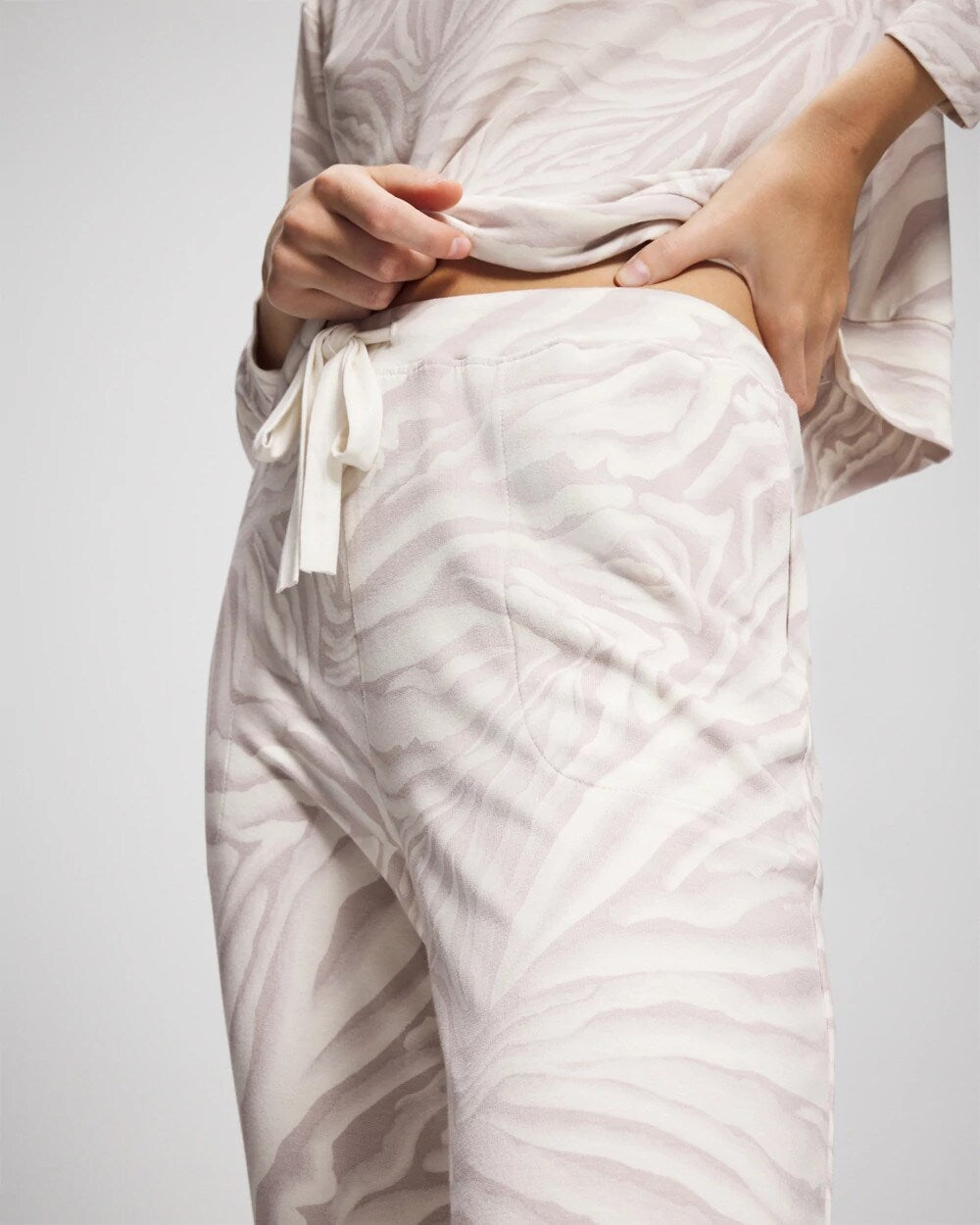 Banded Ankle Pajama Pant - ZEBRA ZEN GRAY GLASS | Soma discount