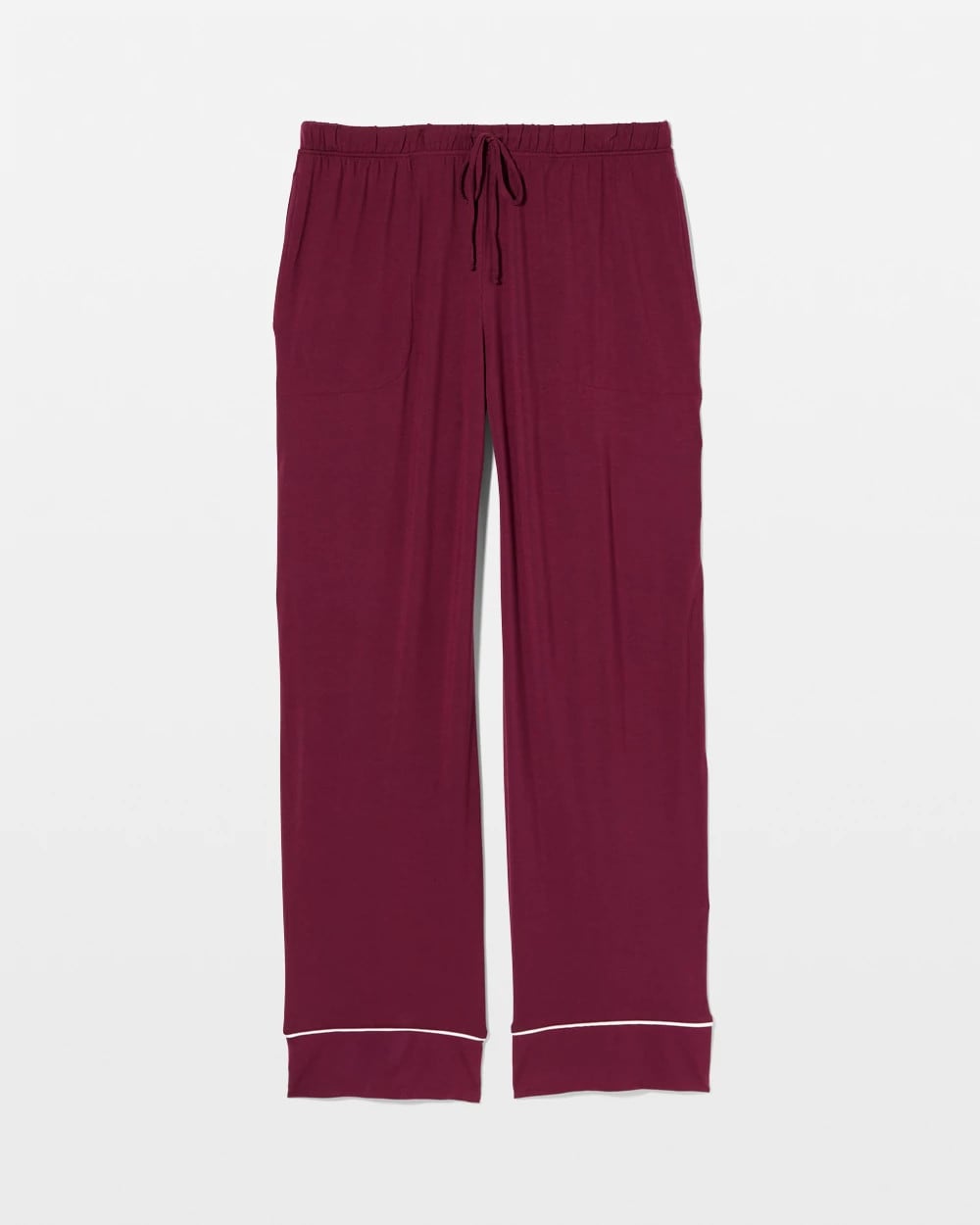 Solid Piped Pajama Pant - VELVET PLUM | Soma sale
