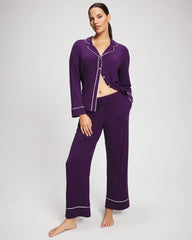 Solid Piped Pajama Pant - BLACKBERRY | Soma discount