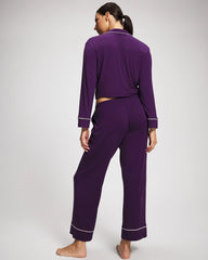 Solid Piped Pajama Pant - BLACKBERRY | Soma discount