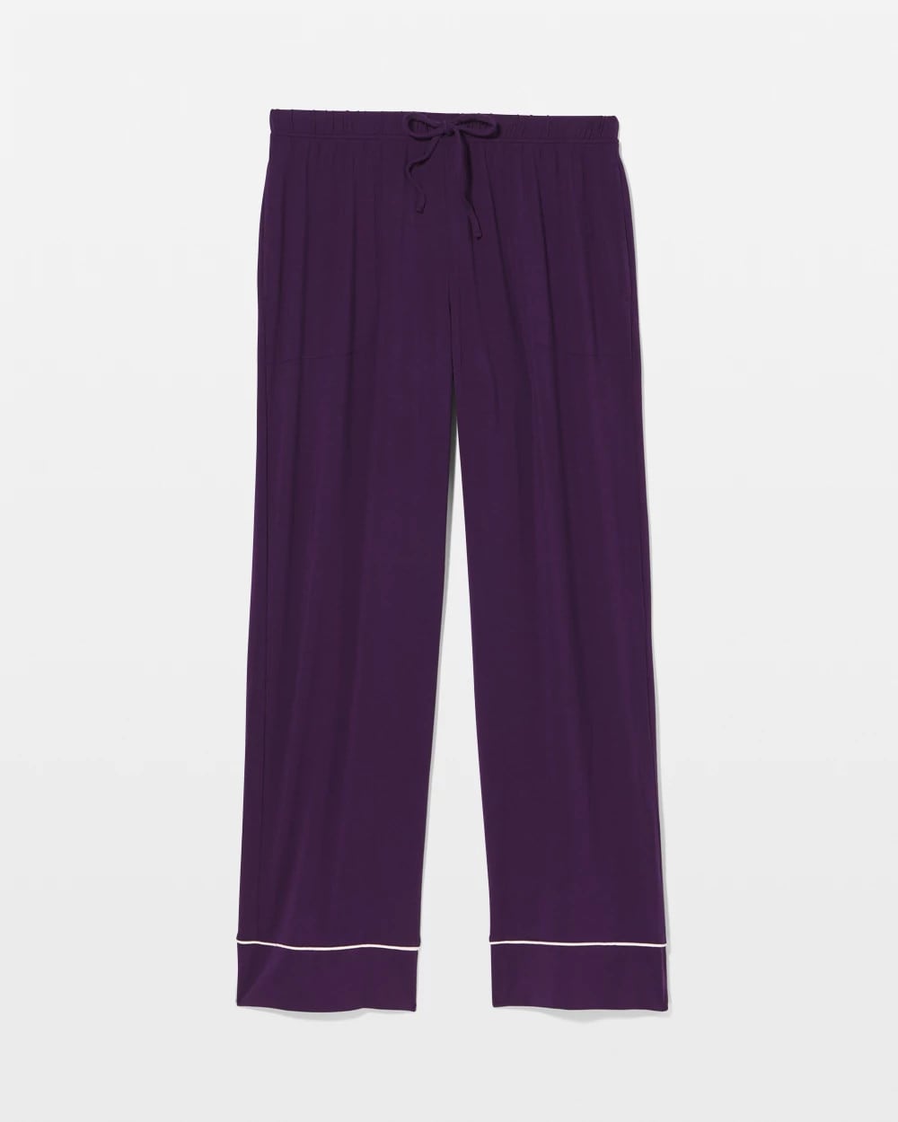 Solid Piped Pajama Pant - BLACKBERRY | Soma discount