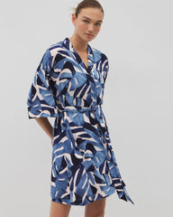Short Robe - TROPICAL BREEZE SKY | Soma outlet