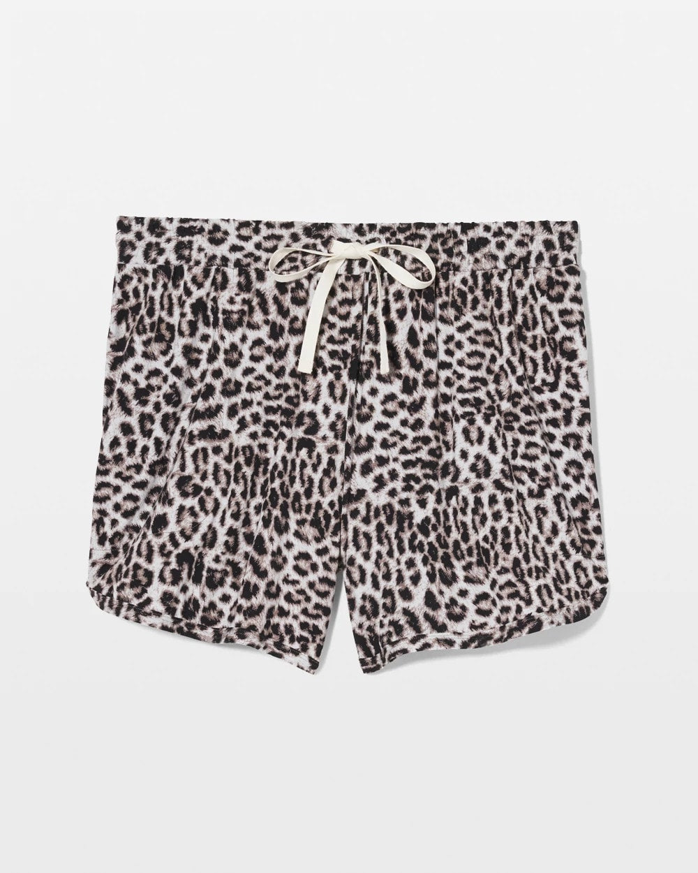 Curved Hem Pajama Shorts - DIVINE LEOPARD TAUPE | Soma Online