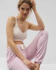 Banded Ankle Pajama Pant - CANT BE TAMED LILAC | Soma near me