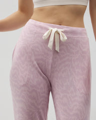 Banded Ankle Pajama Pant - CANT BE TAMED LILAC | Soma near me