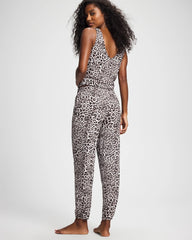 Banded Ankle Pajama Pant - DIVINE LEOPARD TAUPE | Soma on sale