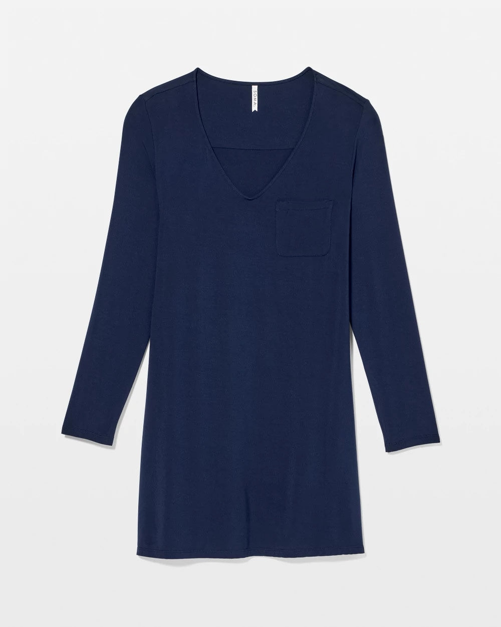 Long-Sleeve Sleepshirt - NIGHTFALL NAVY | Soma near me