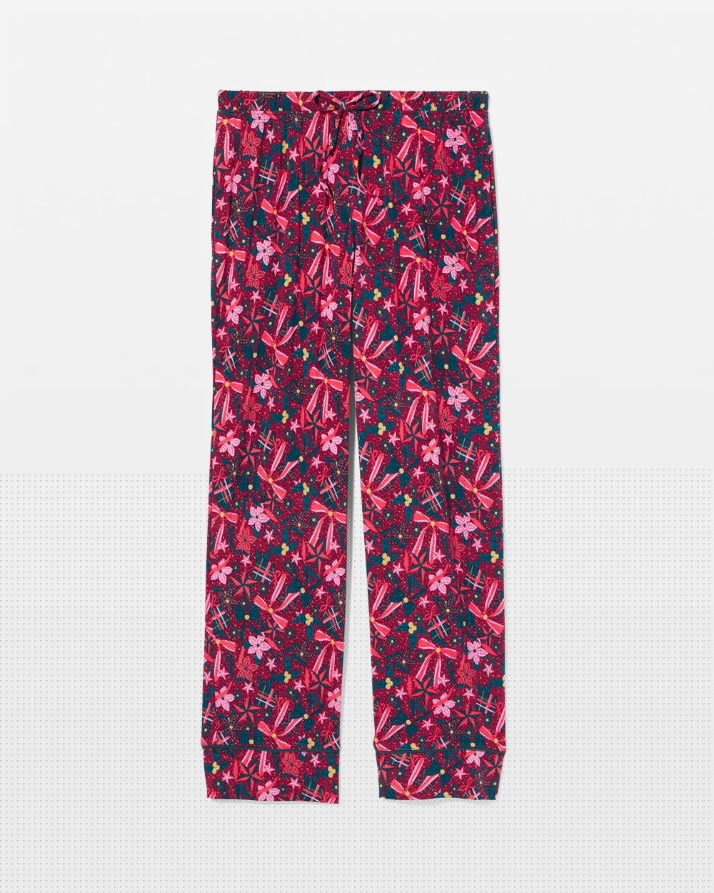 Printed Pajama Pant - HOLLY JOLLY RED VELVET | Soma near me