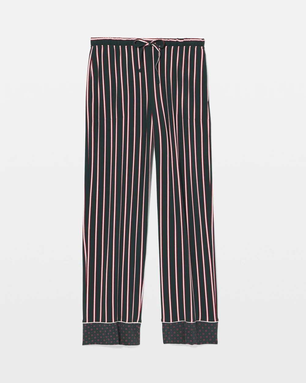 Printed Pajama Pant - MIDNIGHT STRIPE GREEN JOL | Soma for sale