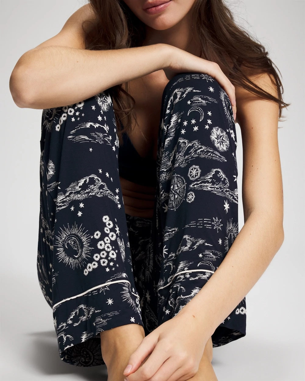 Printed Pajama Pant - COSMIC BALLET NAVY | Soma outlet