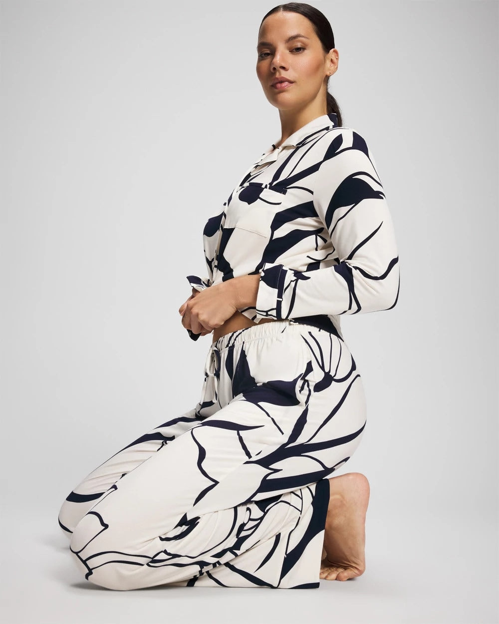 Printed Pajama Pant - NOUVEAU FLORA CHAMP | Soma near me