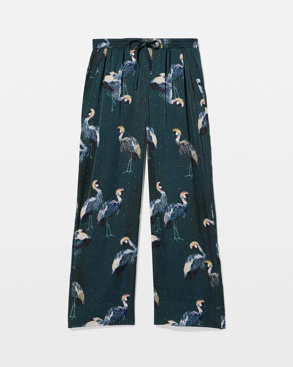 Pajama Pants - MIDNIGHT CRANES BLUE | Soma on sale
