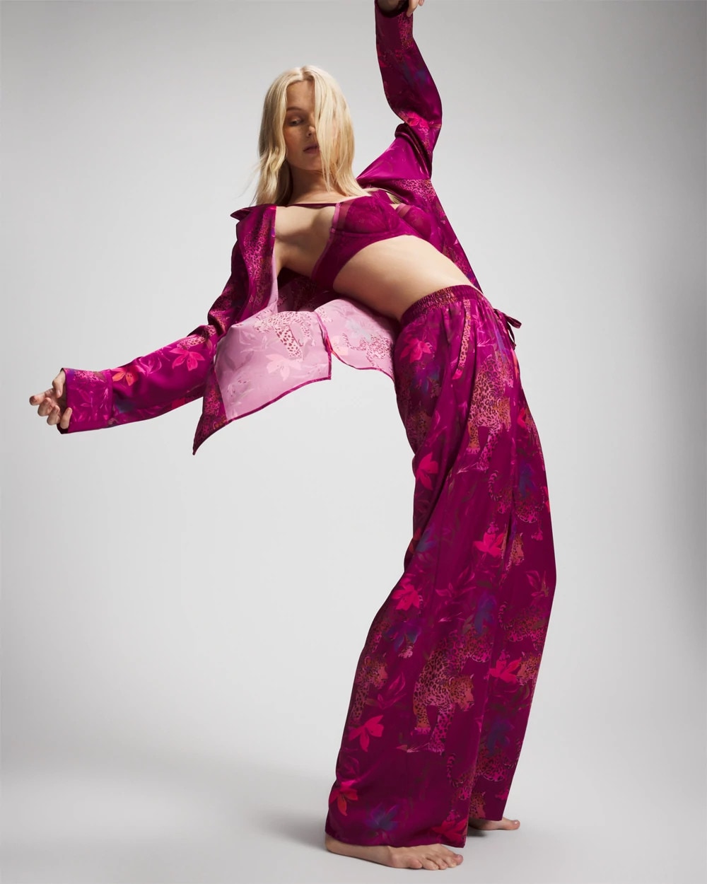 Pajama Pants - WILD WONDERS MAGENTA | Soma discount