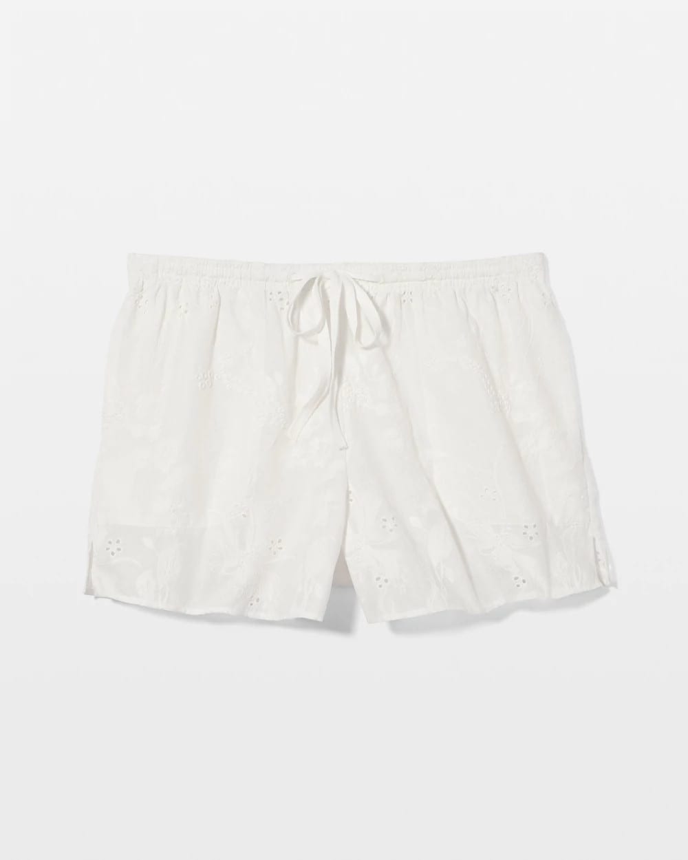 Cotton Eyelet Pajama Short - COCONUT | Soma near me