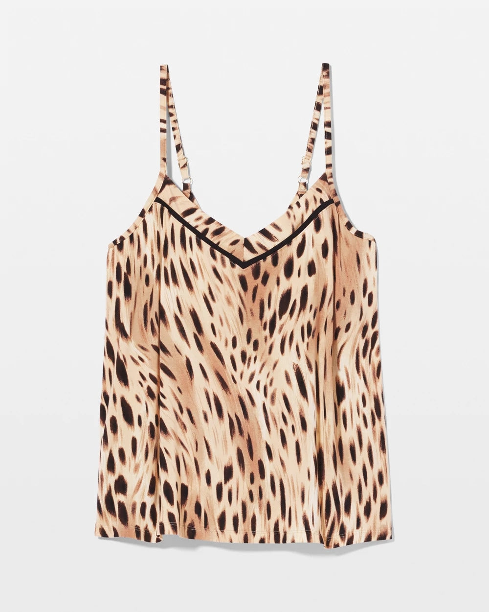 Piped Pajama Cami - SPLENDID LEOPARD AMBER | Soma for sale