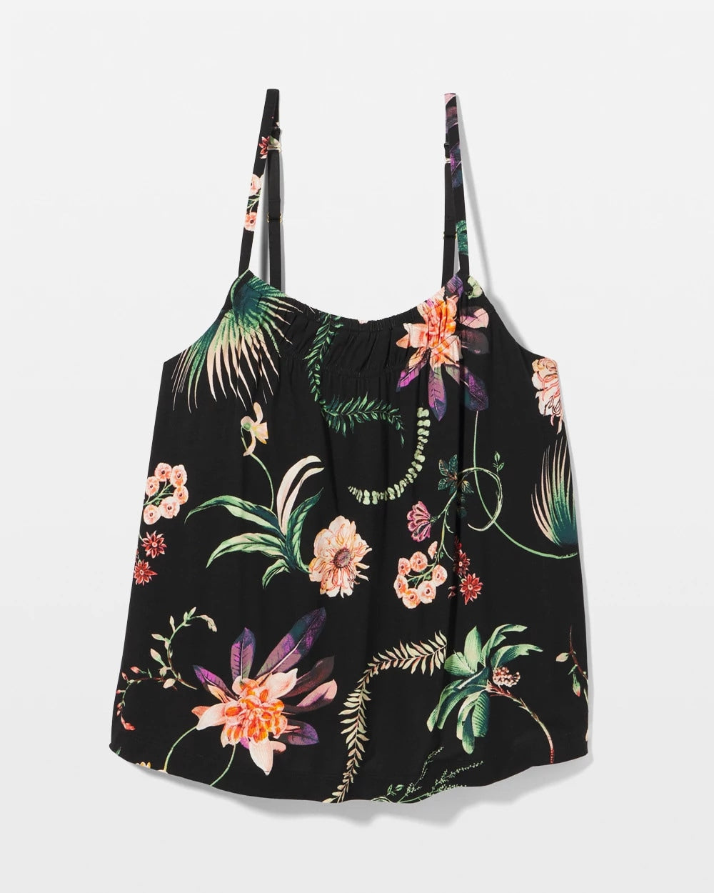 Pajama Cami - PARADISE PLUMES BLACK | Soma discount