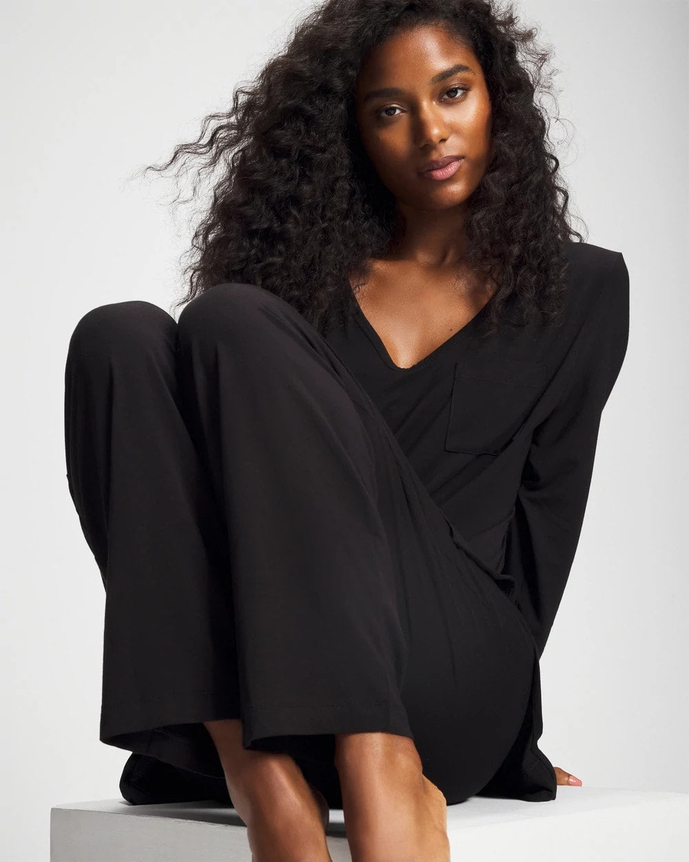 Ankle Pajama Pant - BLACK | Soma discount