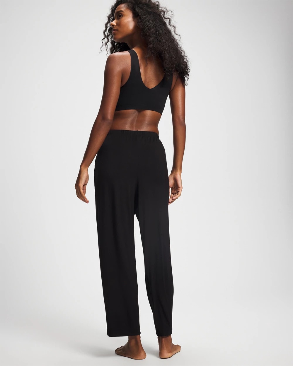 Ankle Pajama Pant - BLACK | Soma discount