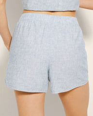 Pajama Shorts - IDYLLIC BLUE CROSSDYE | Soma outlet