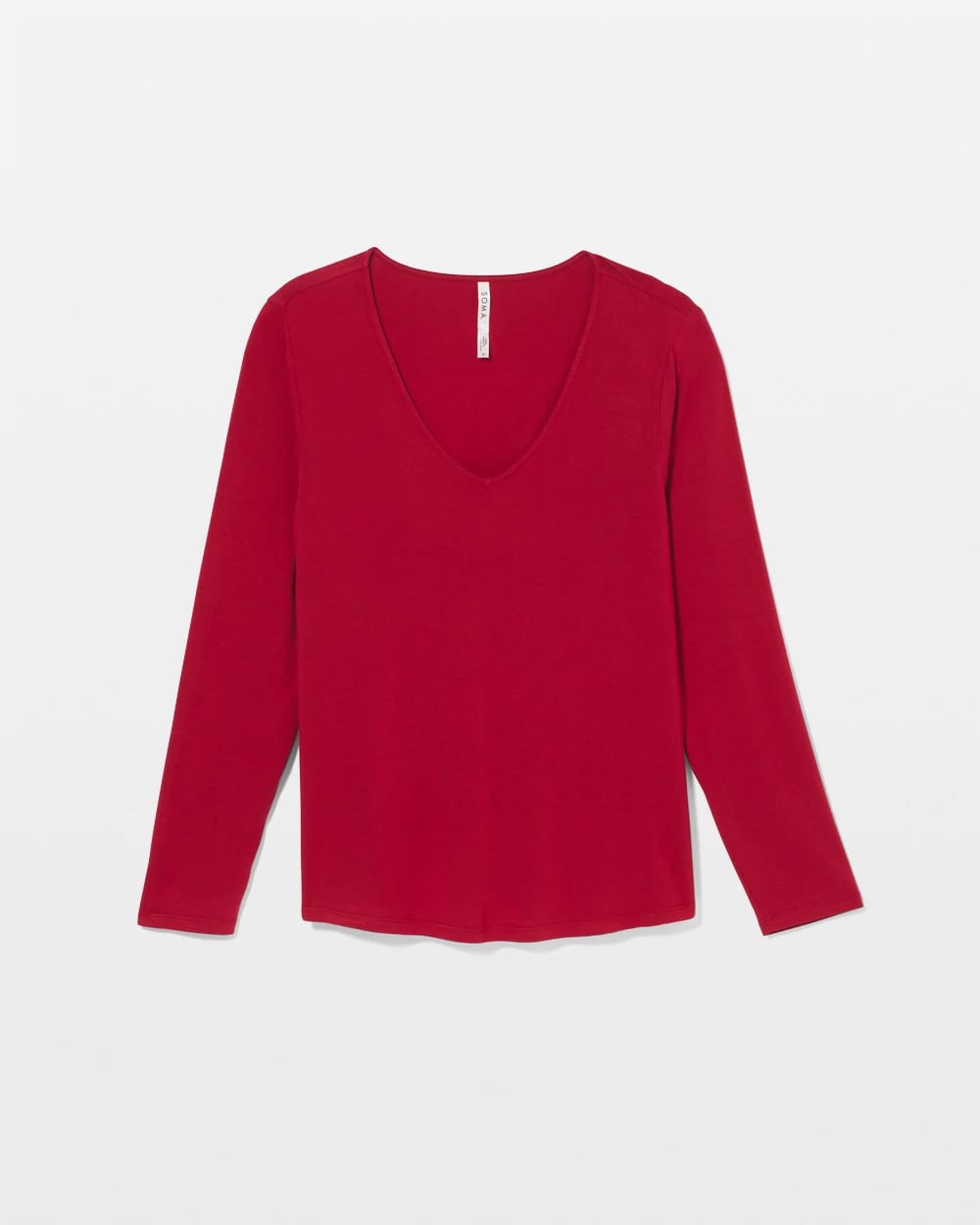 Classic Long Sleeve Pajama Top - PAINT THE TOWN RED | Soma discount