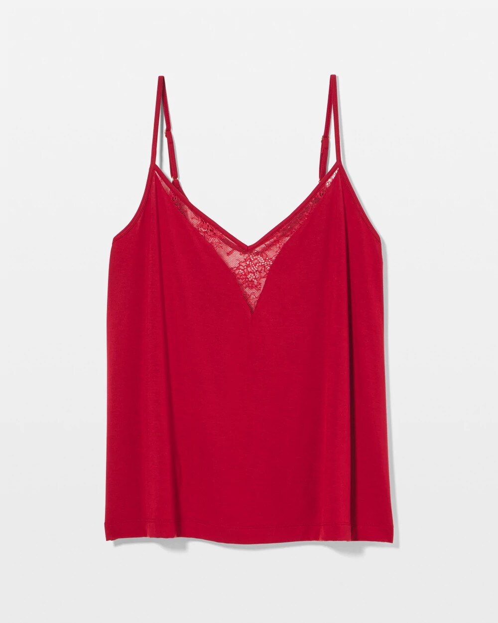 Lace Trim Cami - PAINT THE TOWN RED | Soma sale