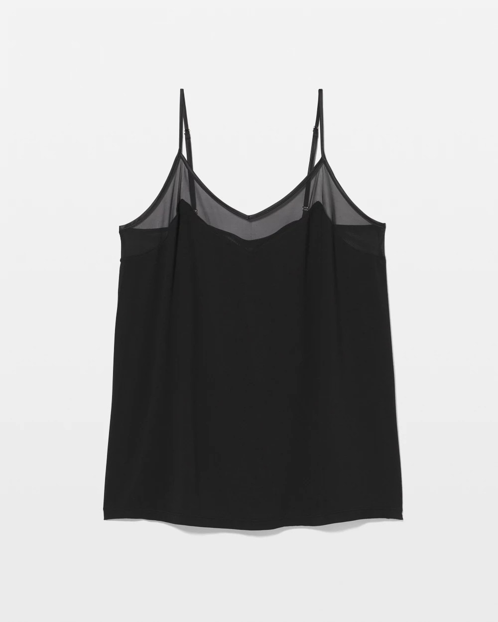 Mesh Trim Pajama Cami - BLACK | Soma discount