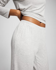 Pointelle Wide Leg Pajama Pant - HEATHER FROST | Soma Online