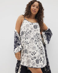 V-Neck Chemise - MEANDERING GARDEN CHAMP | Soma on sale