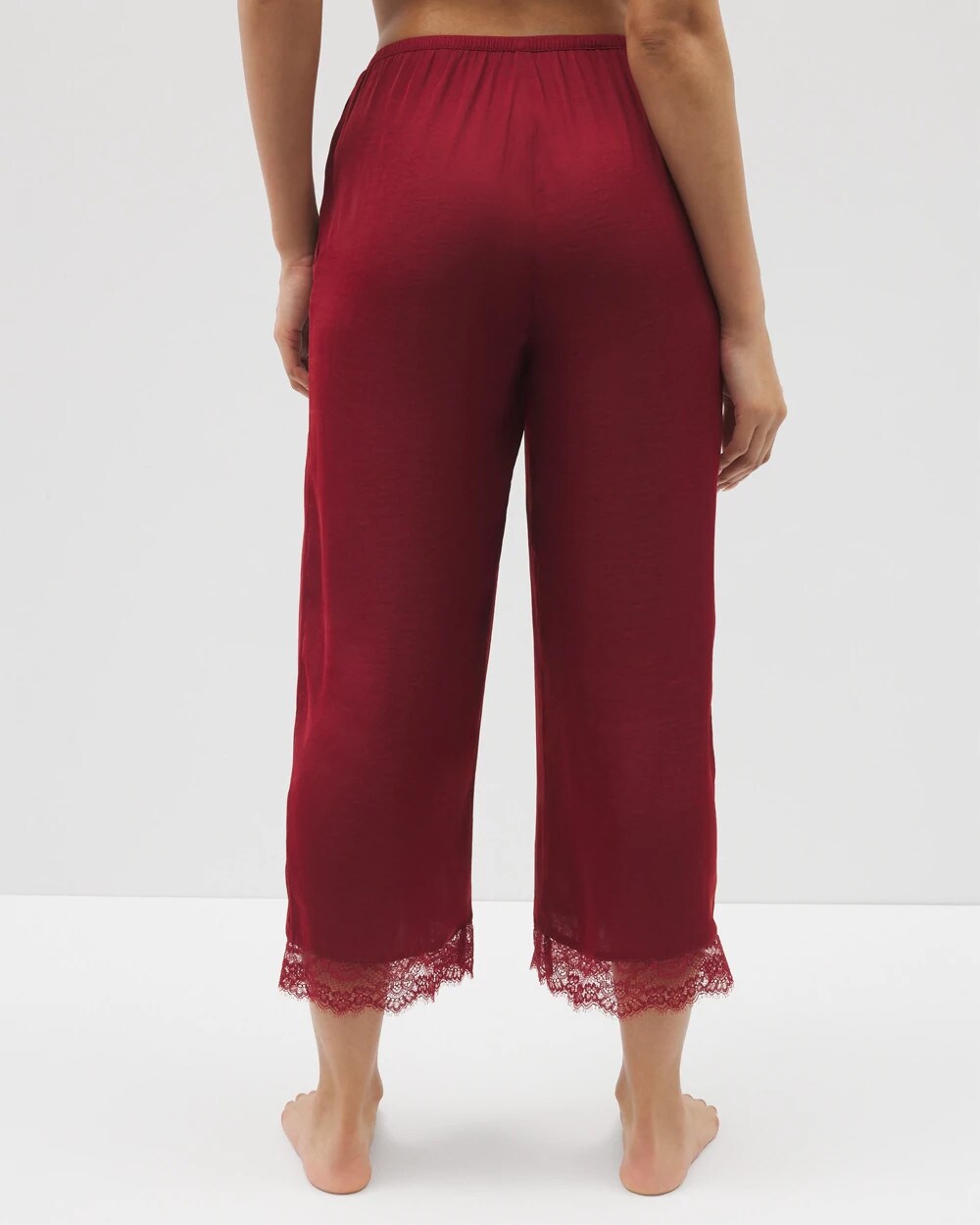 Lace Trim Crop Pajama Pant - FIRST KISS | Soma sale