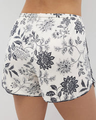 Printed Pajama Shorts - MEANDERING GARDEN CHAMP | Soma Online