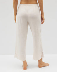 Slub Wide Leg Pajama Crop - IVORY SLUB | Soma discount