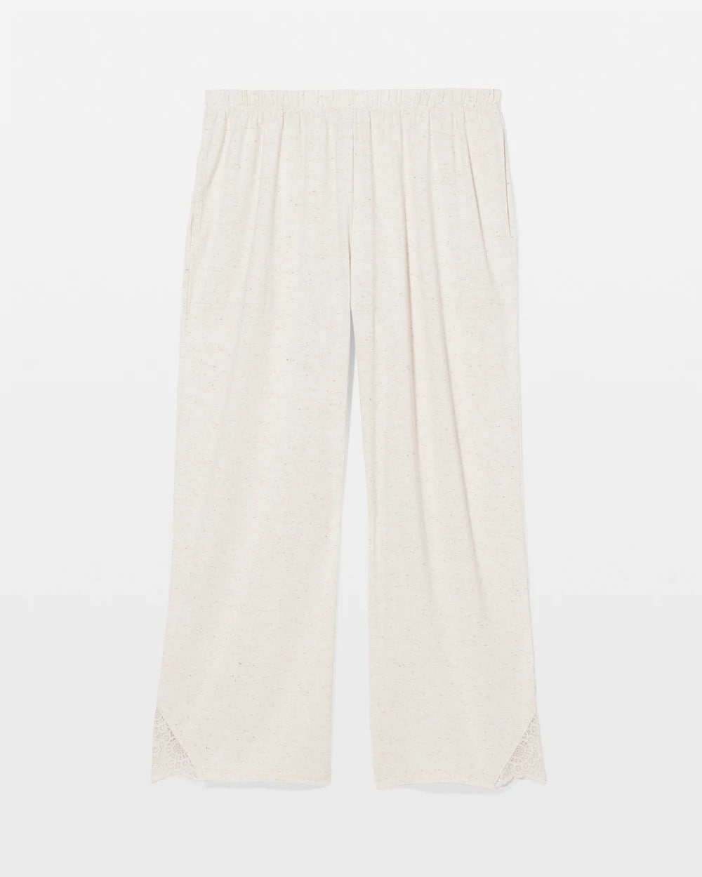 Slub Wide Leg Pajama Crop - IVORY SLUB | Soma discount