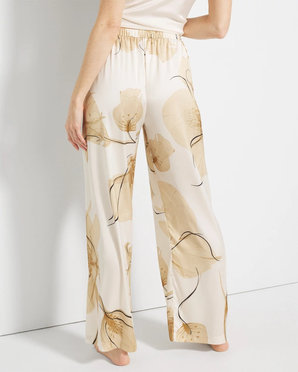 Printed Pajama Pants - CHIFFON FLORAL G CHMP DRM | Soma near me