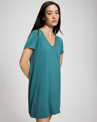 Short-Sleeve Sleepshirt - CERULEAN TEAL | Soma for sale